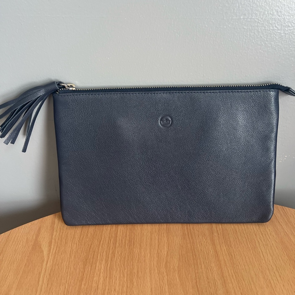 NWOT Peter Millar Blue Clutch Bag